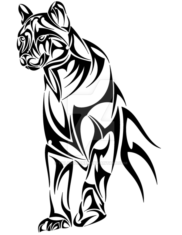 600x776 Panther Tribal By Valanyonnen