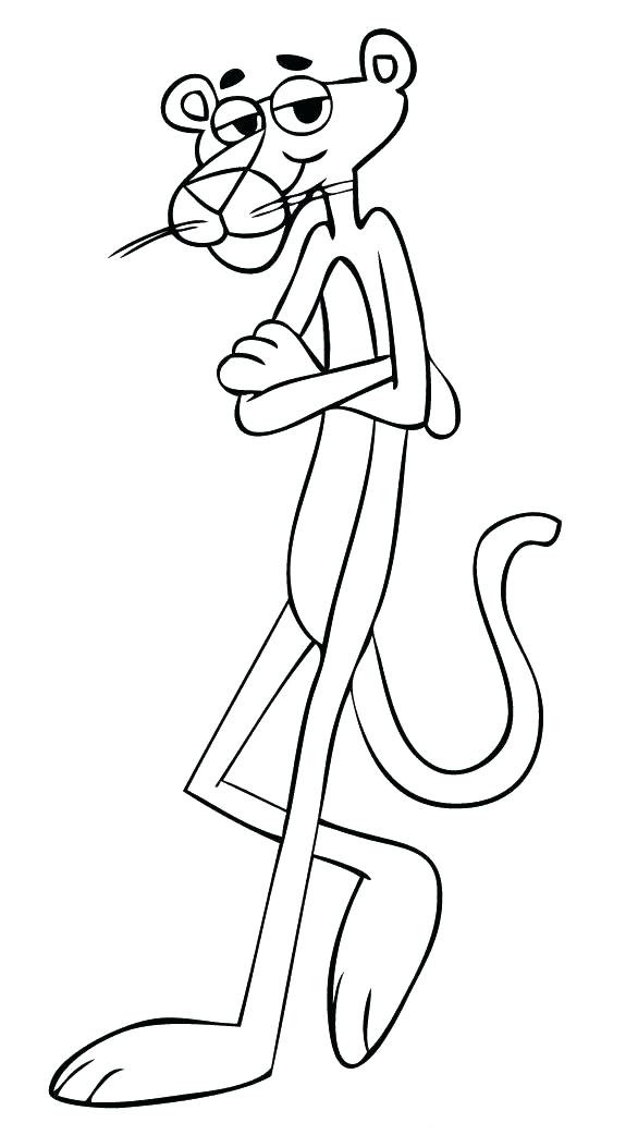 586x1042 Panther Coloring Pages