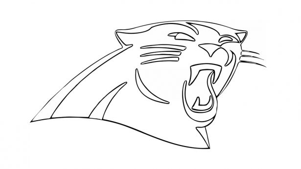 615x346 How To Draw The Carolina Panthers Logo Nfl Throughout Drawings