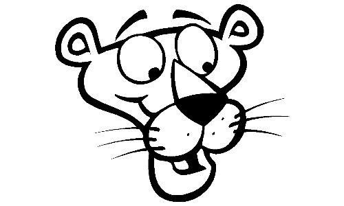 500x300 Panther Face Cliparts