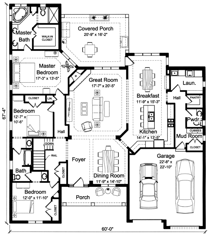 691x780 New House Plans Drawn By Studer Residential Designs