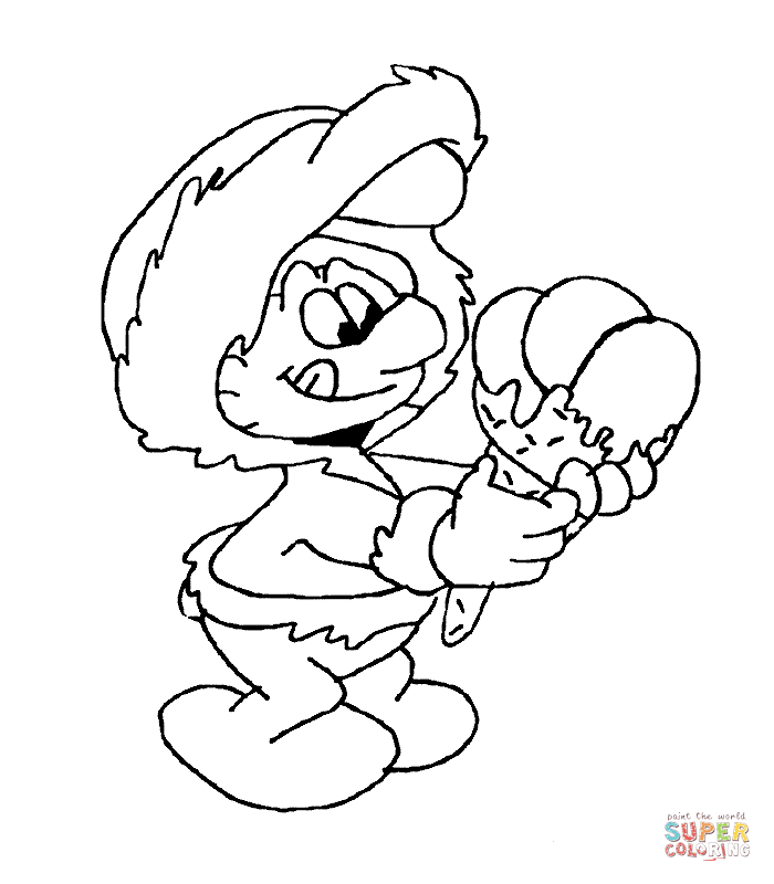 700x800 Papa Smurf Coloring Page Free Printable Coloring Pages