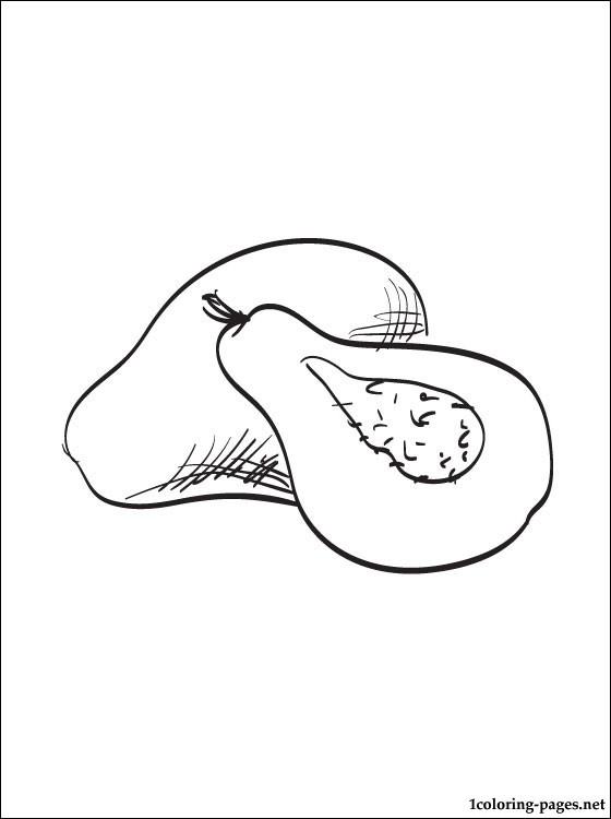 560x750 Papaya Coloring Page Coloring Pages