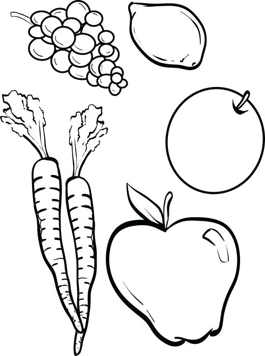 521x700 Coloring Pages Fruits Papaya Coloring Pages Fruits Printables