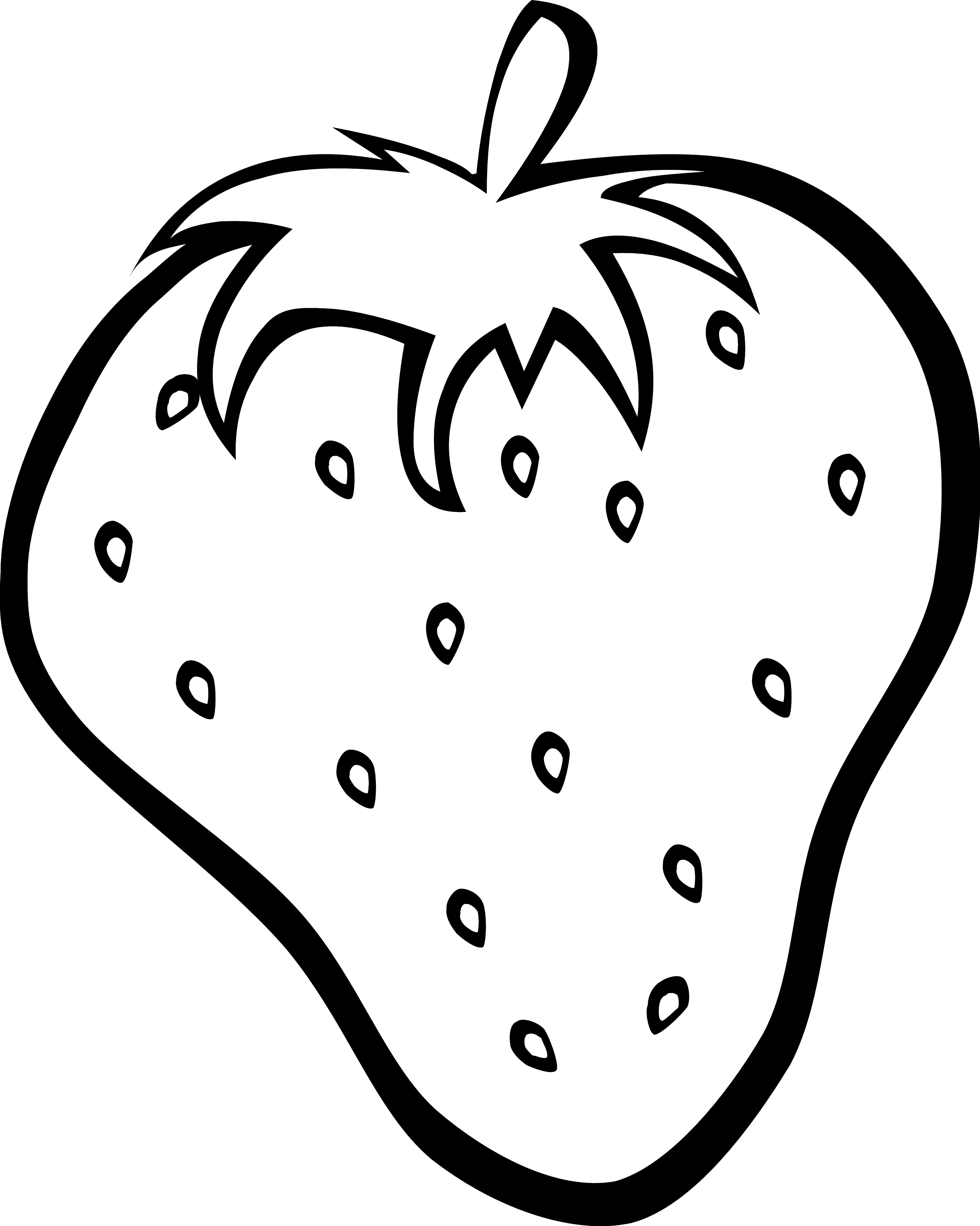 3333x4169 Fruit Drawings Clip Art