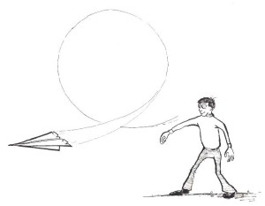 300x233 Paper Airplane Aerobatics