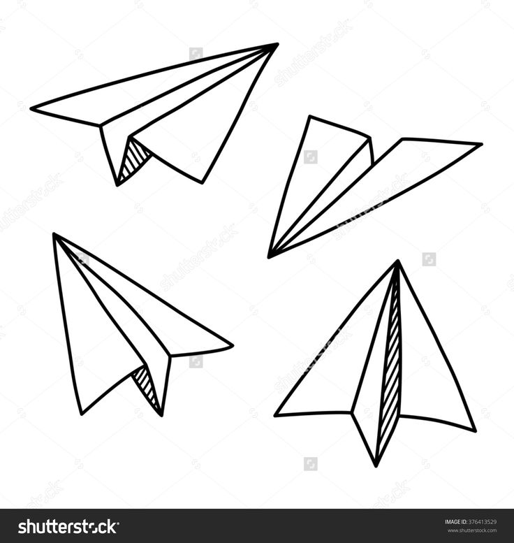 Paper Airplane Drawing at GetDrawings.com | Free for personal use Paper