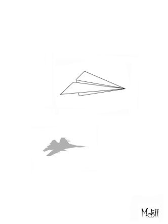 332x443 The Best Paper Plane Tattoo Ideas On Paper