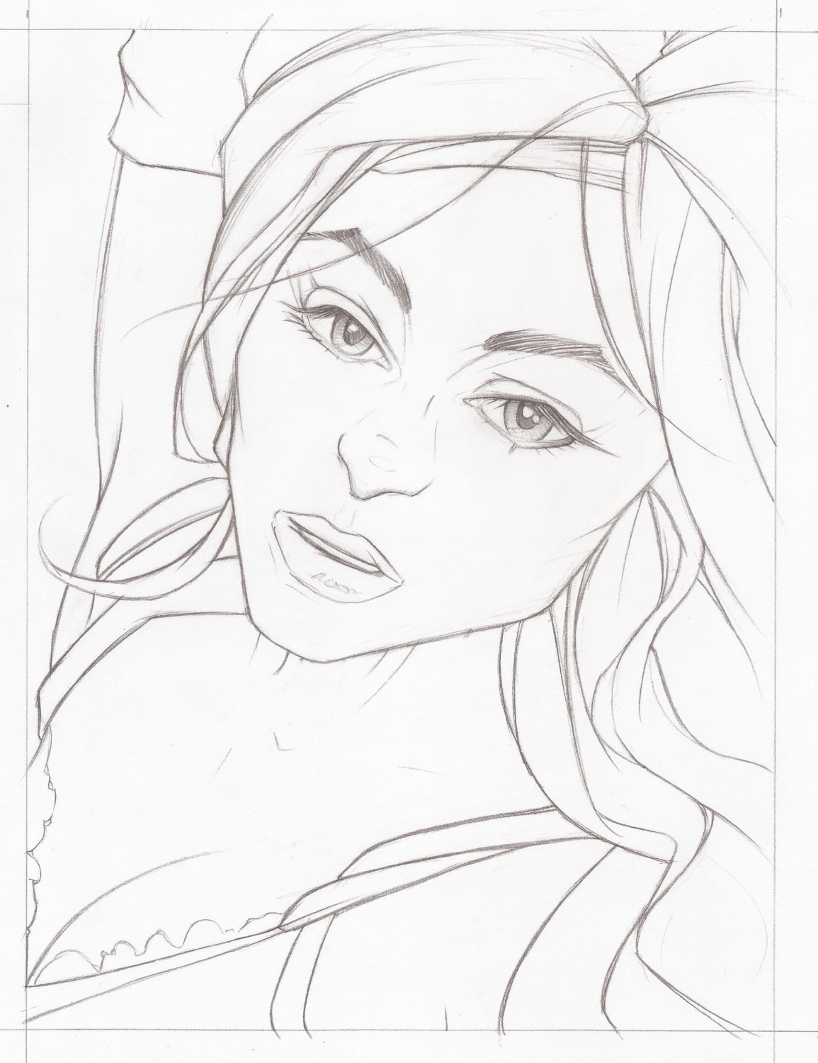 1155x1500 Daniela1 Pencil Drawing On Paper By Theartofbscylla On Etsy