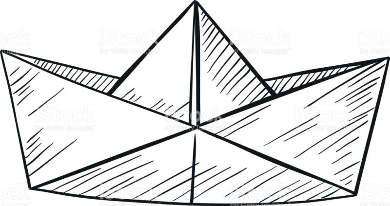800x423 Paper Boat Clipart