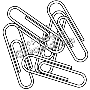 300x300 Paper Clip Clipart Black And White 4 Clipart Station