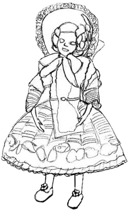 250x410 How To Draw A Doll
