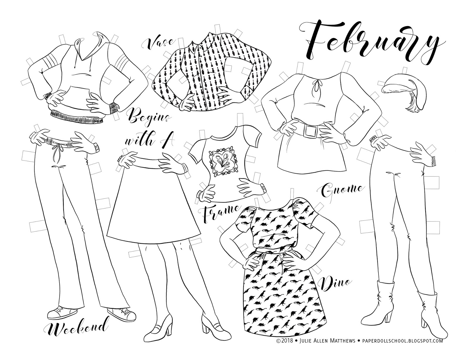 1600x1237 Paper Doll School February 2018