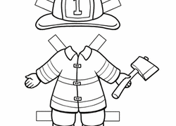 250x180 Paper Dolls Coloring Pages Amp Printables