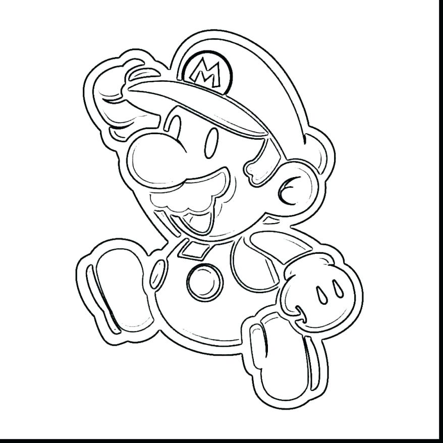 878x878 Super Mario Coloring Book As Well As Super Bros Coloring Picture