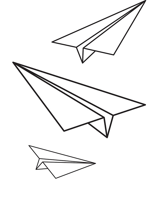 600x800 Paper Planes Stickers By Drifterthreads Redbubble