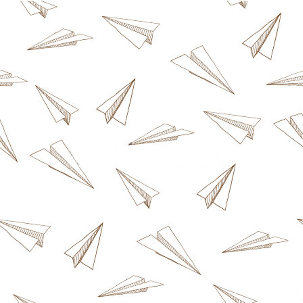 1000x1000 Paper Planes Wallpaper
