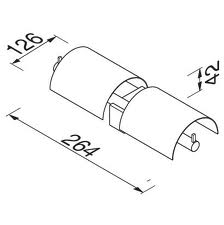 224x225 Paper Roll Holder