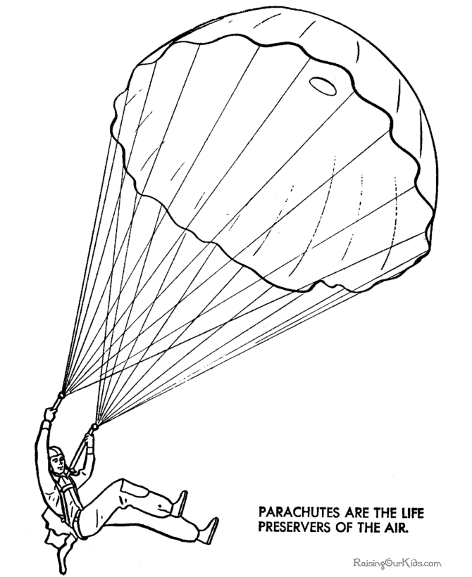 670x820 Parachute Coloring Page 026
