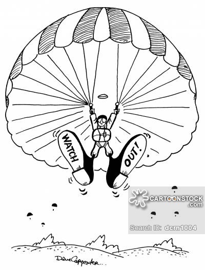 Parachute Drawing at GetDrawings | Free download