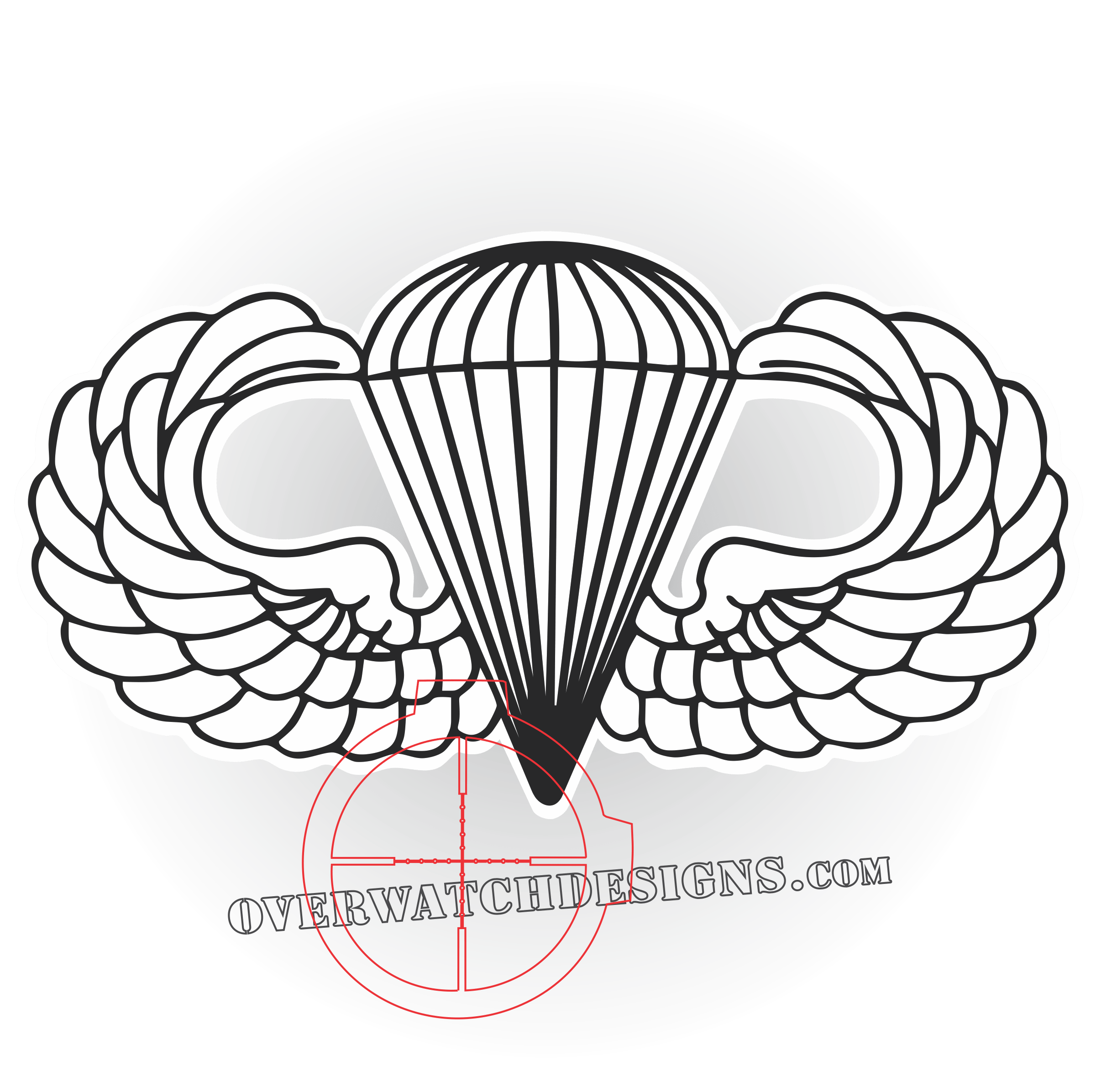 2401x2393 Airborne Symbol Parachute Images