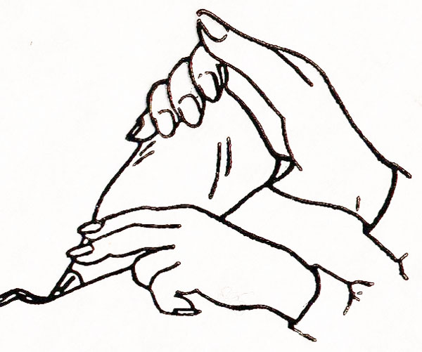 600x501 Parchment Triangles Toque Tips