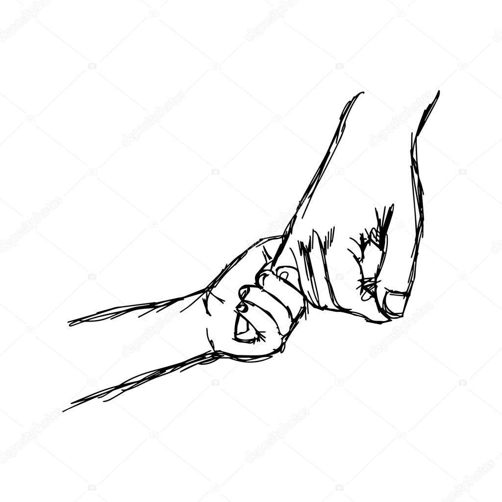 1024x1024 Illustation Vector Parent Holds The Hand Of A Little Child Stock