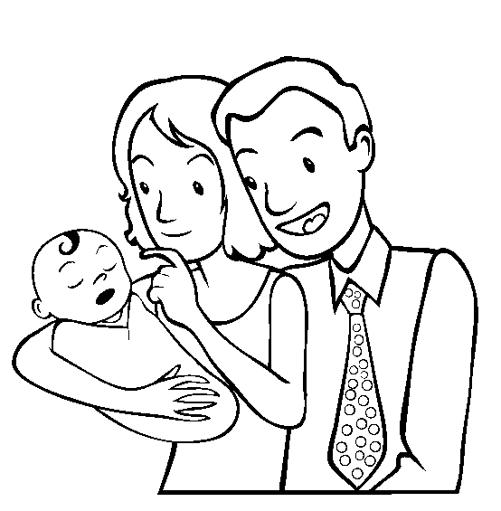 554x565 Parents Day Coloring Pages