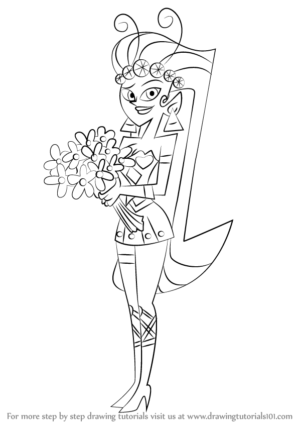 596x844 Learn How To Draw Princess Mandie From The Fairly Oddparents (The