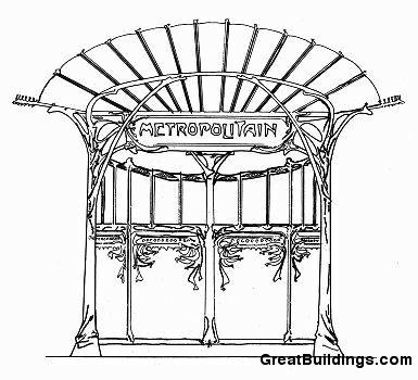 385x350 Great Buildings Drawing