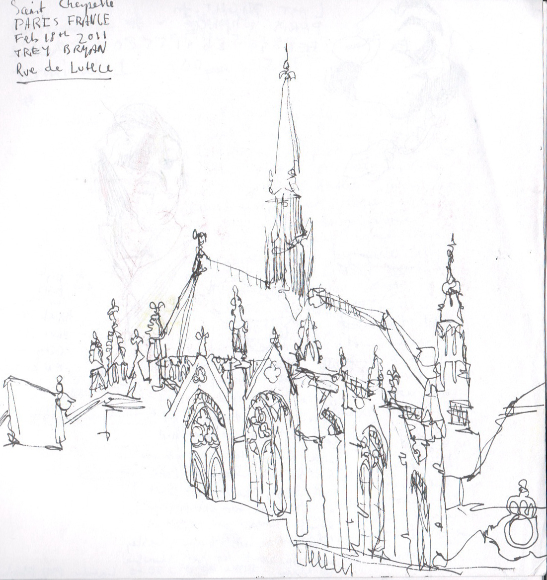 1101x1167 The Art Department Kcmo Trey Bryan's Sketchbook From Paris