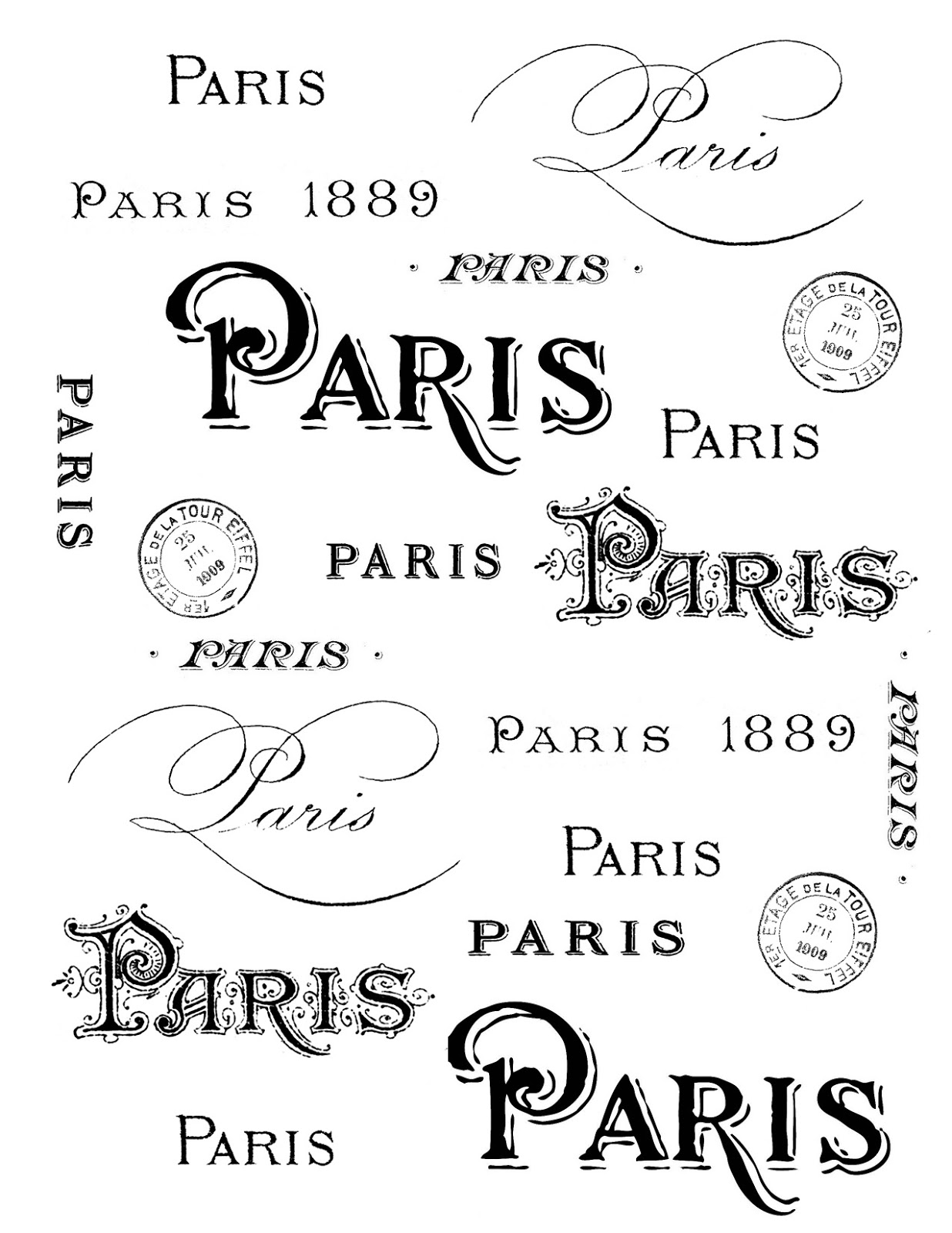 1236x1600 French Transfer Printable