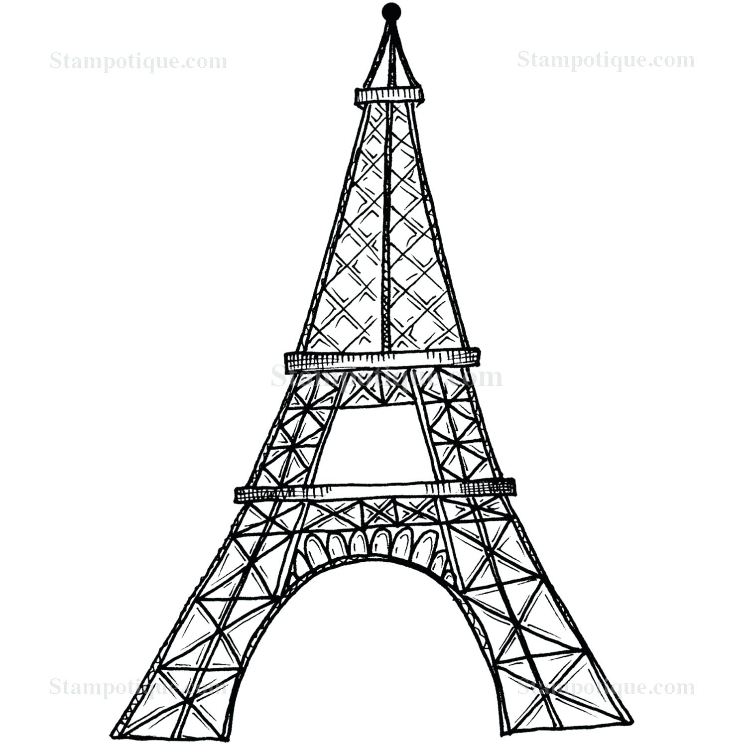 1500x1500 Coloring Eiffel Tower Coloring