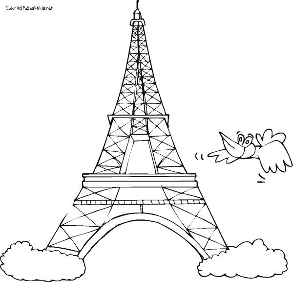 Paris Eiffel Tower Drawing Easy at GetDrawings | Free download