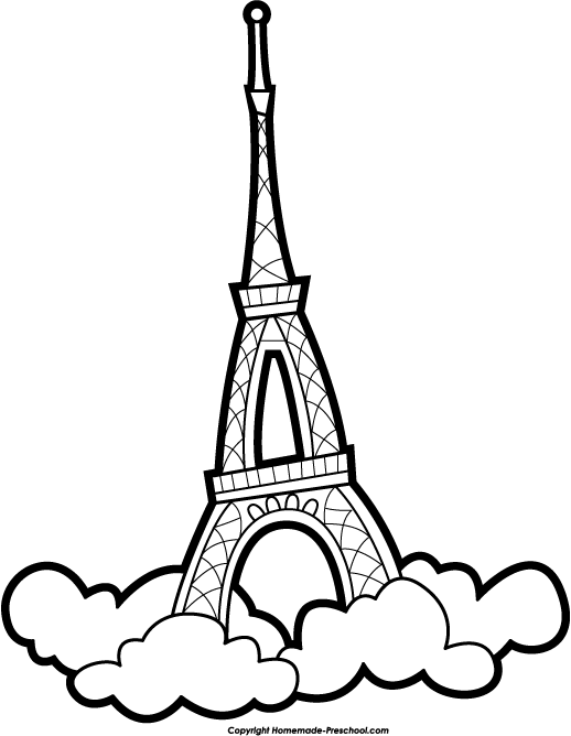 518x668 Free Eiffel Tower Clipart