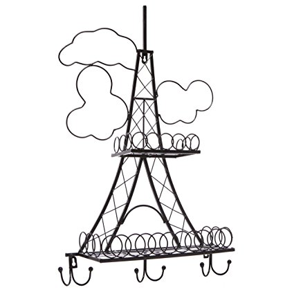 425x425 Decorative Stylish Black Metal Paris Eiffel Tower