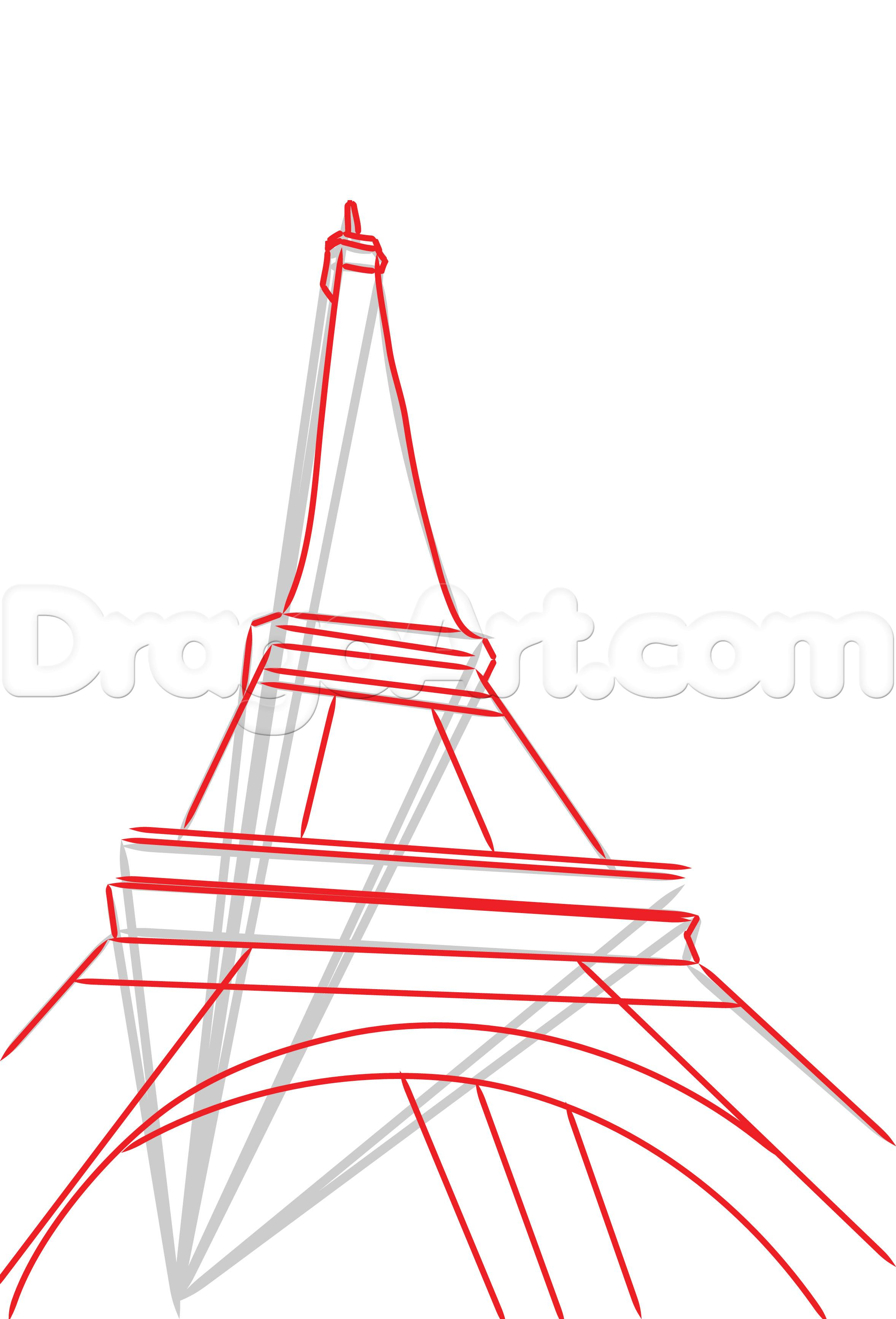 2356x3467 Simple Eiffel Tower Drawing 1000 Images About Eiffel Tower