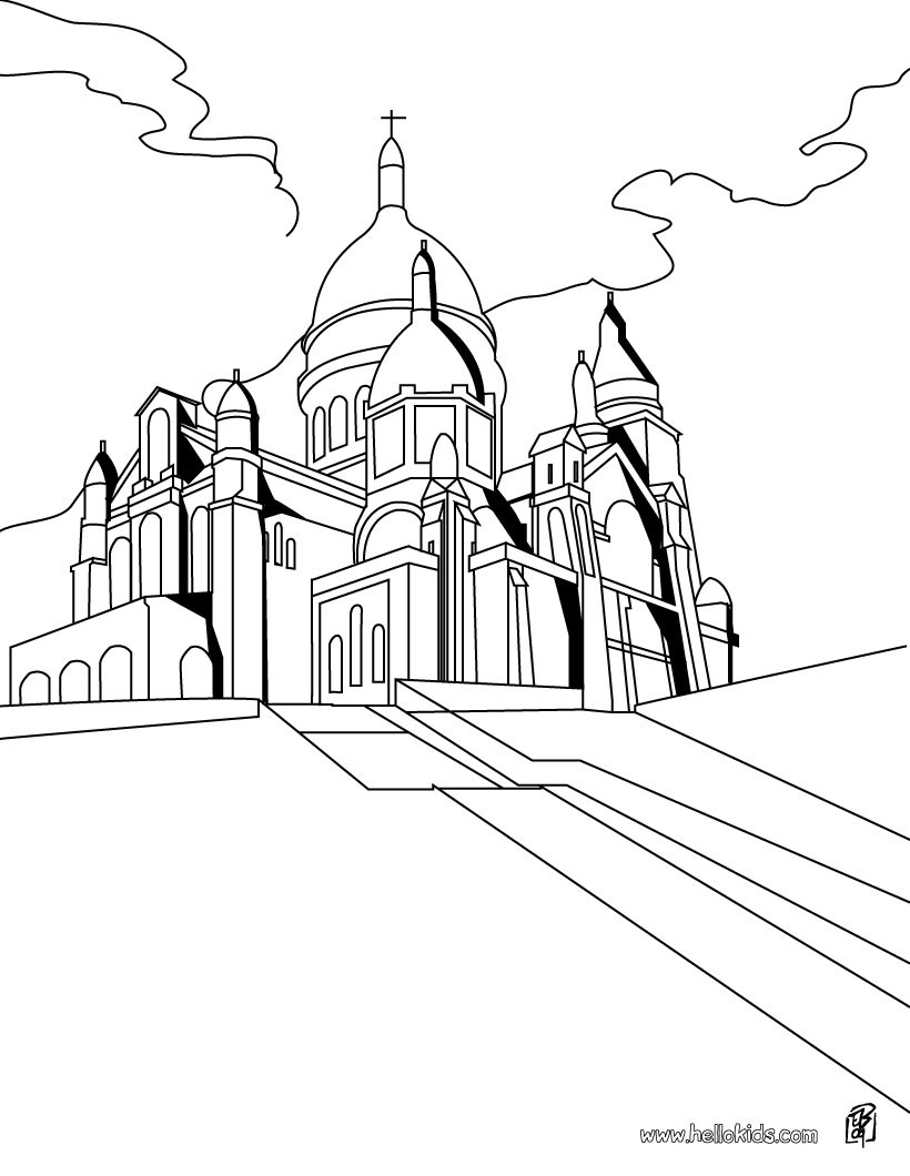 820x1060 Paris In The Middle Age Coloring Pages