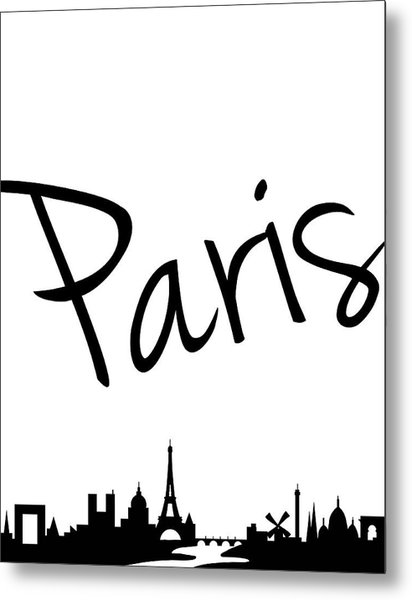 412x600 Paris Skyline Painting By Anna Quach
