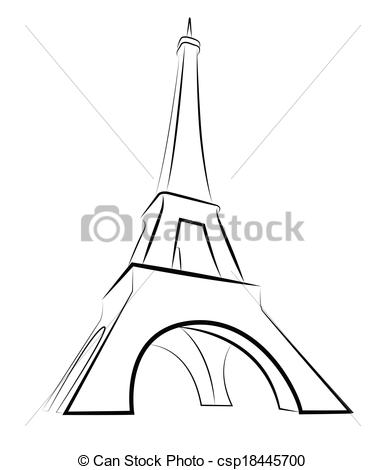 385x470 Sketch Paris Eiffel Tower Clip Art Vector Graphics. 960 Sketch