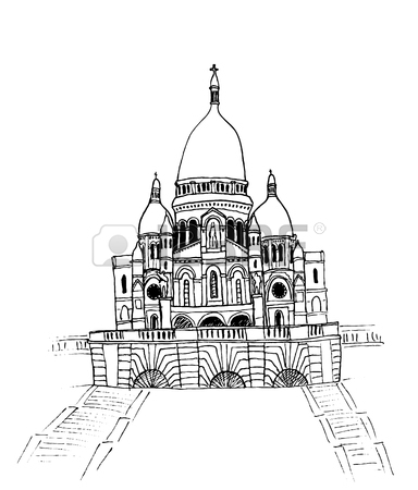 384x450 84 Sacred Heart Of Paris Cliparts, Stock Vector And Royalty Free