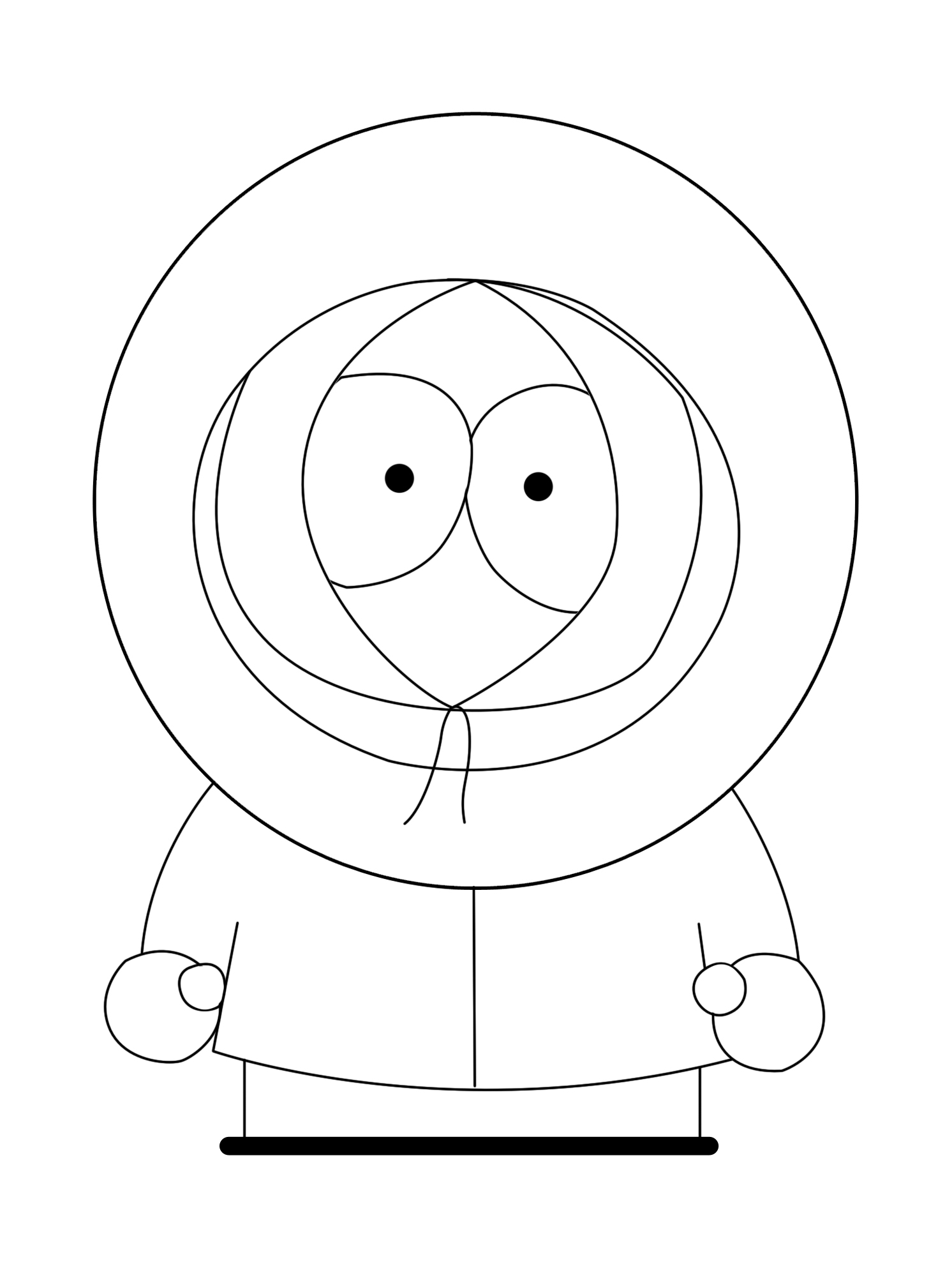 1492x1991 How To Draw Kenny From South Park (With Pictures)