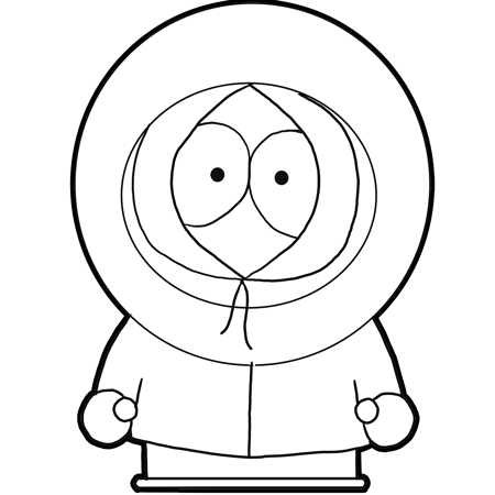 450x450 How To Draw Kenny From South Park With Easy Step By Step Drawing