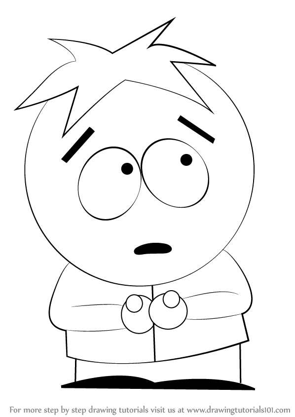 598x845 Learn How To Draw Butters From South Park (South Park) Step By