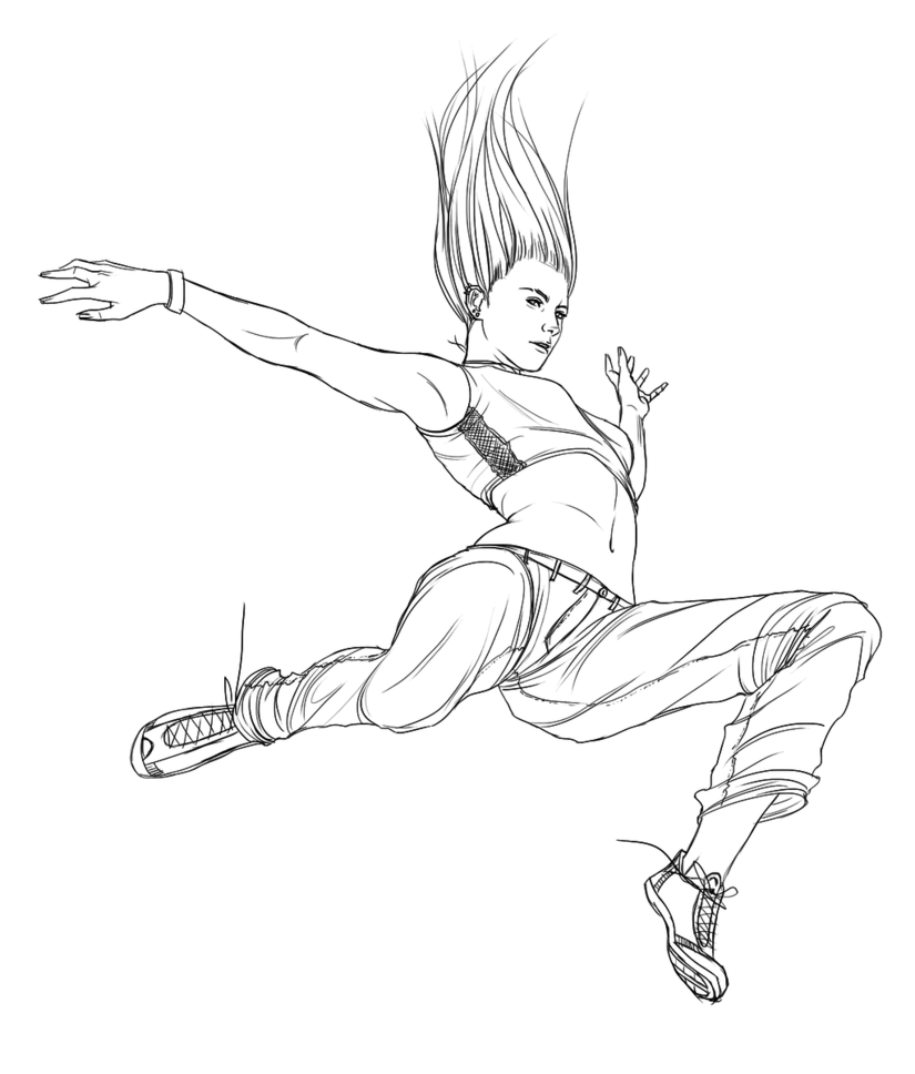 825x968 Parkour Girl 2 By R0dv14s04m3n