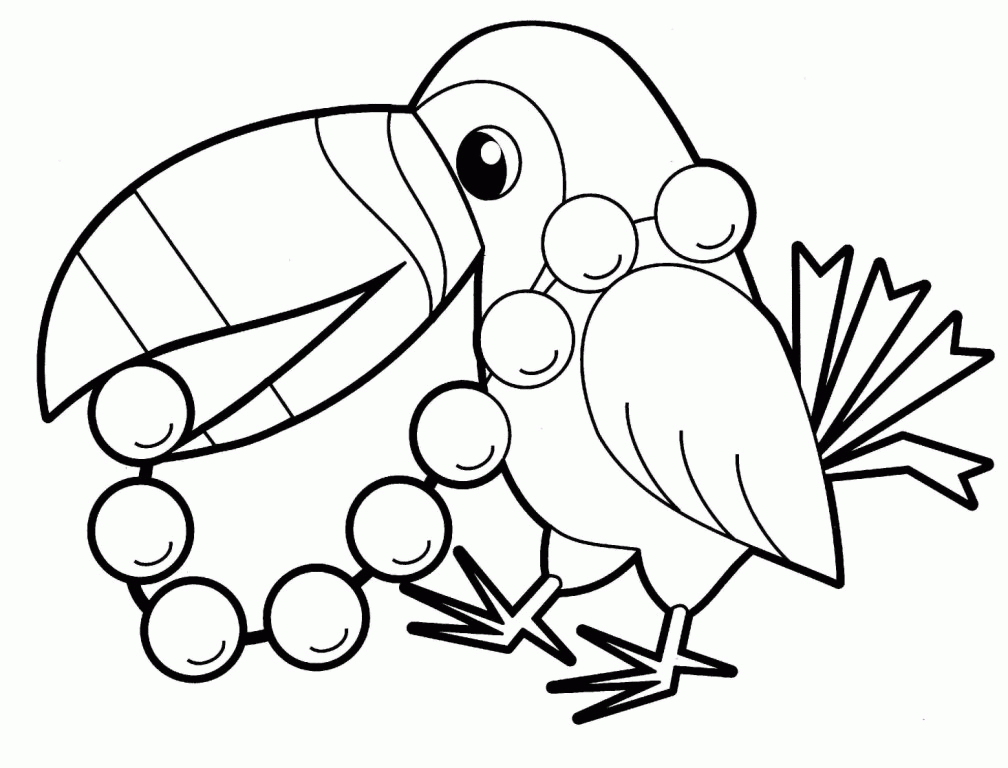 1008x768 Impressive Parrot Fish Coloring Page With Parrot Coloring Page