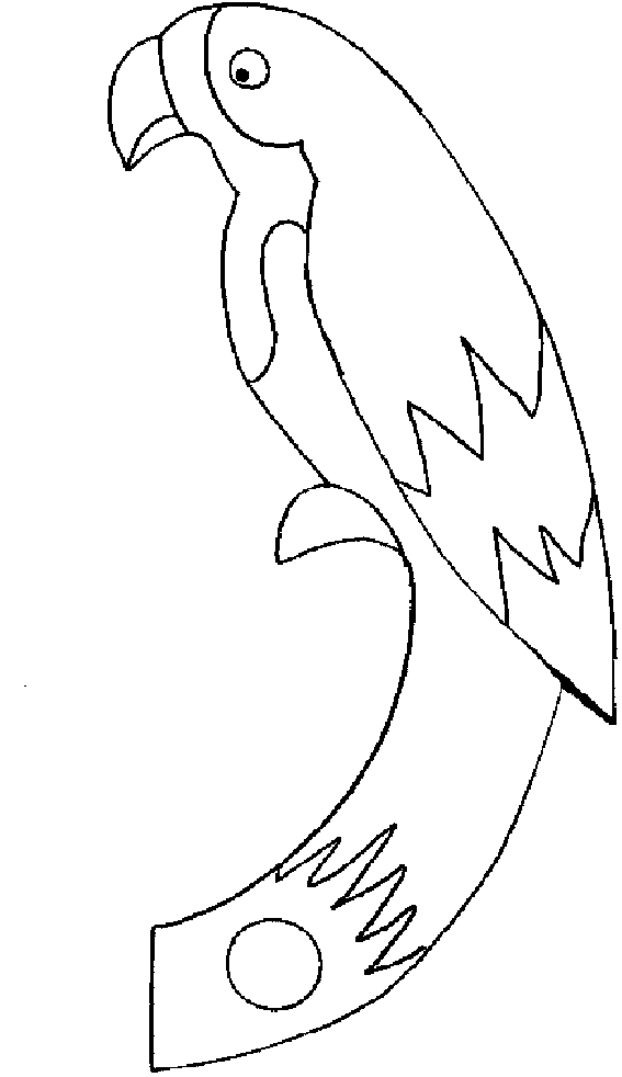567x982 Free Printable Parrot Coloring Pages For Kids