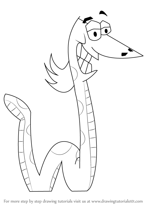 598x844 Learn How To Draw Slips Python From My Gym Partner's A Monkey (My