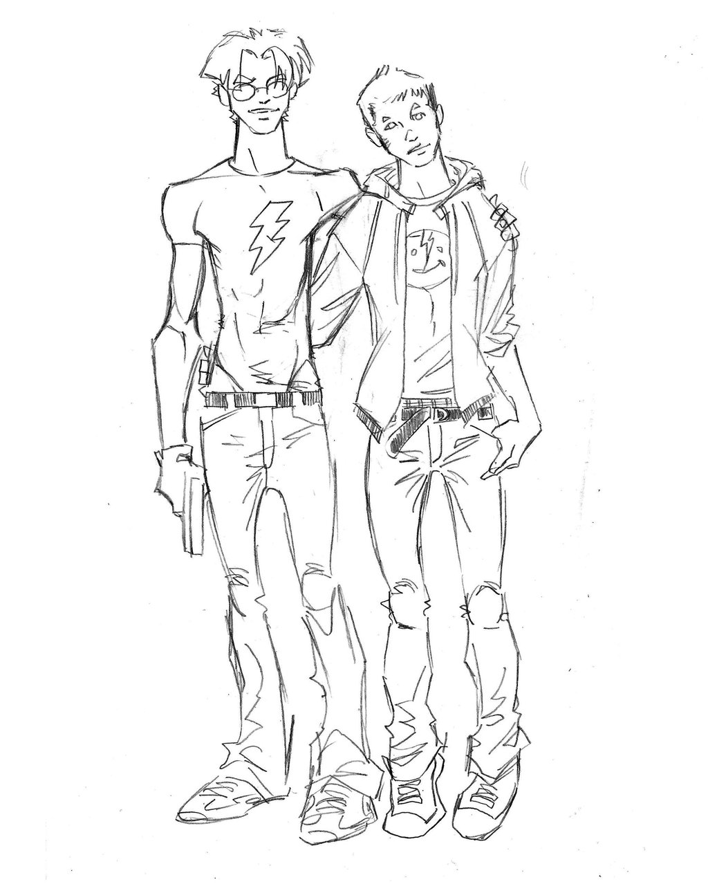 1024x1278 The Daily Sketch Day 7 Partners In Crime By Markalester