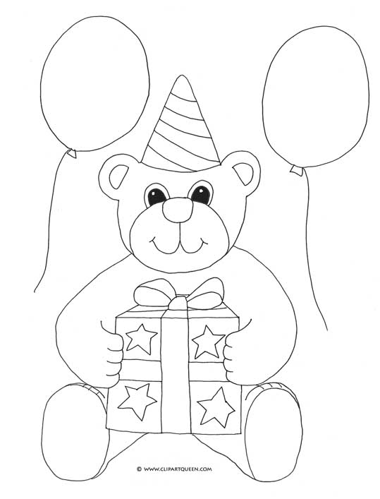 539x707 Drawn Balloon Happy Birthday